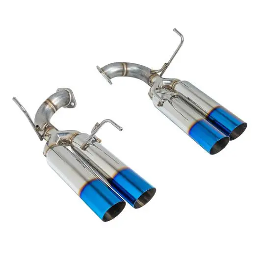 Remark Axle Back Exhaust - Burnt Single Wall Tips - Boso Edition - 2015-2021 Wrx, 2015-2021 Sti 1
