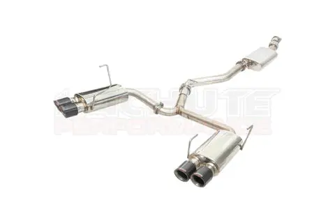Lp Aventure Catback Exhaust W/ Resonator & Carbon Tips - 2022+ Subaru Wrx 1