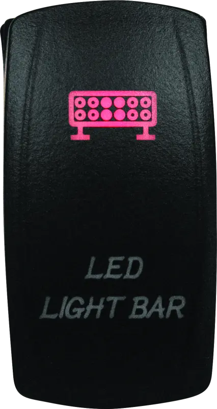 Dragonfire Racing Lighted Switch Led Light Bar On/Off Red 1