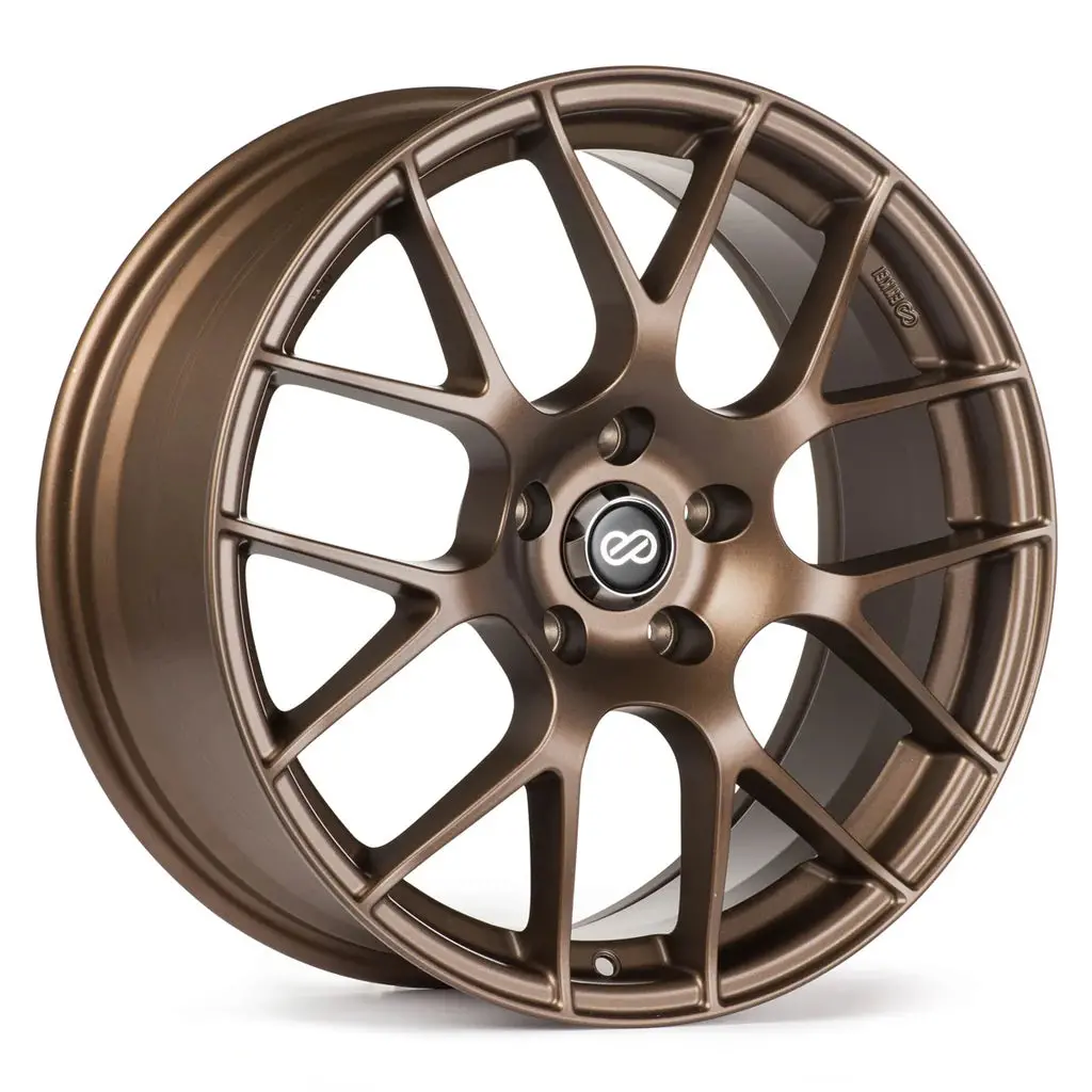 Enkei Raijin 18X8.5 45Mm Offset 5X100 Bolt Pattern 72.6 Bore Diameter Matte Bronze Wheel 1