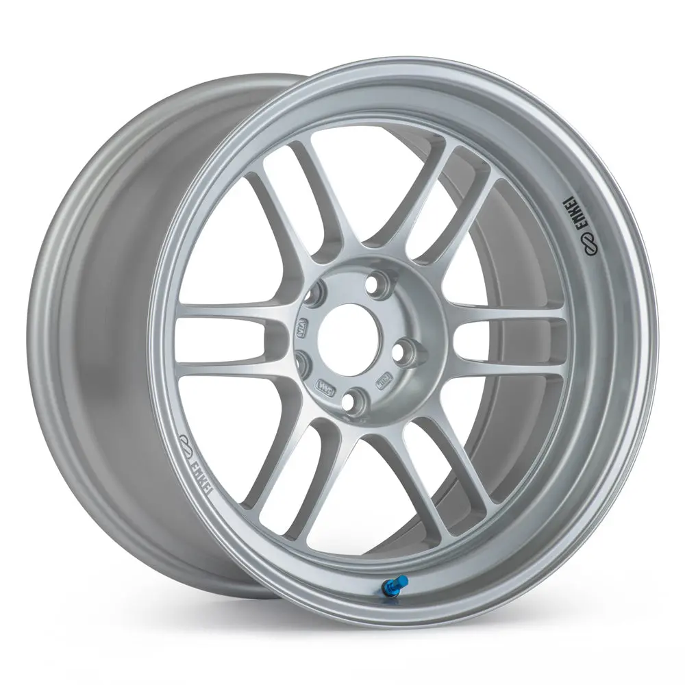 Enkei Rpf1rs 18X9.5 5X114.3 12Mm Offset 75Mm Bore Silver Wheel 1
