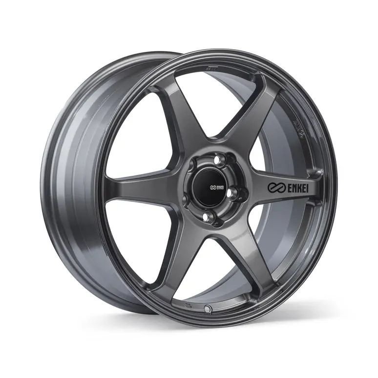 Enkei T6r 18X8.5 38Mm Offset 5X114.3 Bolt Pattern 72.6 Bore Gloss Gunmetal Wheel 1