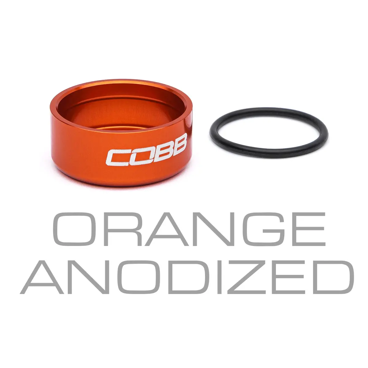 Cobb Shift Knob Trim Ring - Orange Anodized - Brz/Gr86 W/ Cobb Weighted Shift Knob 1