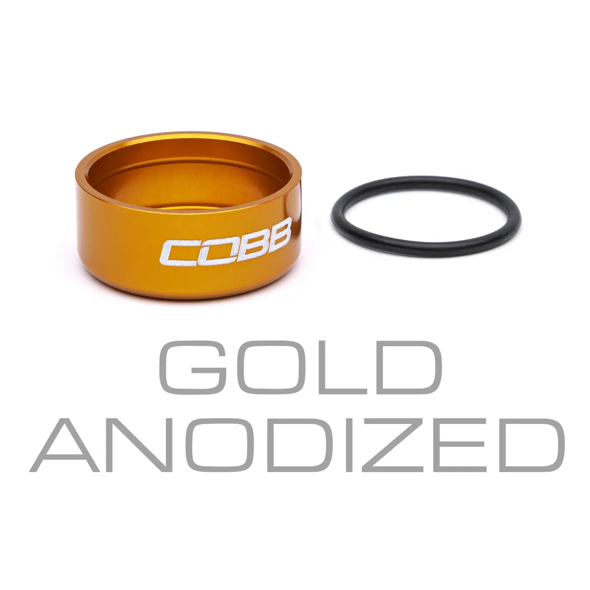 Cobb Shift Knob Trim Ring - Gold Anodized - Brz/Gr86 W/ Cobb Weighted Shift Knob 1