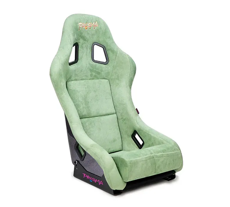 Garage Sale - Nrg Frp Bucket Seat Prisma Edition W/ Pearlized Back/All Olive Alcantara - Medium 1