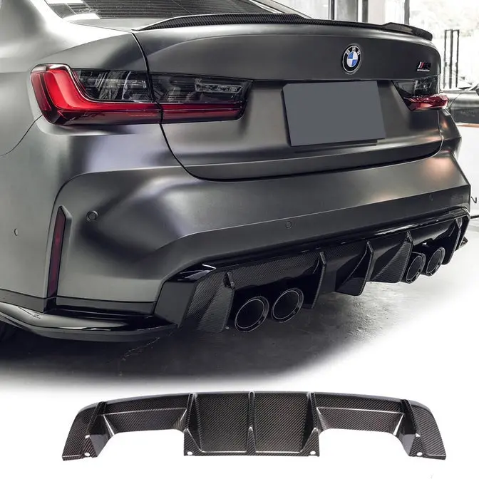 Carbon Fiber Rear Diffuser - Bmw G80 M3 & G82/G83 M4 1