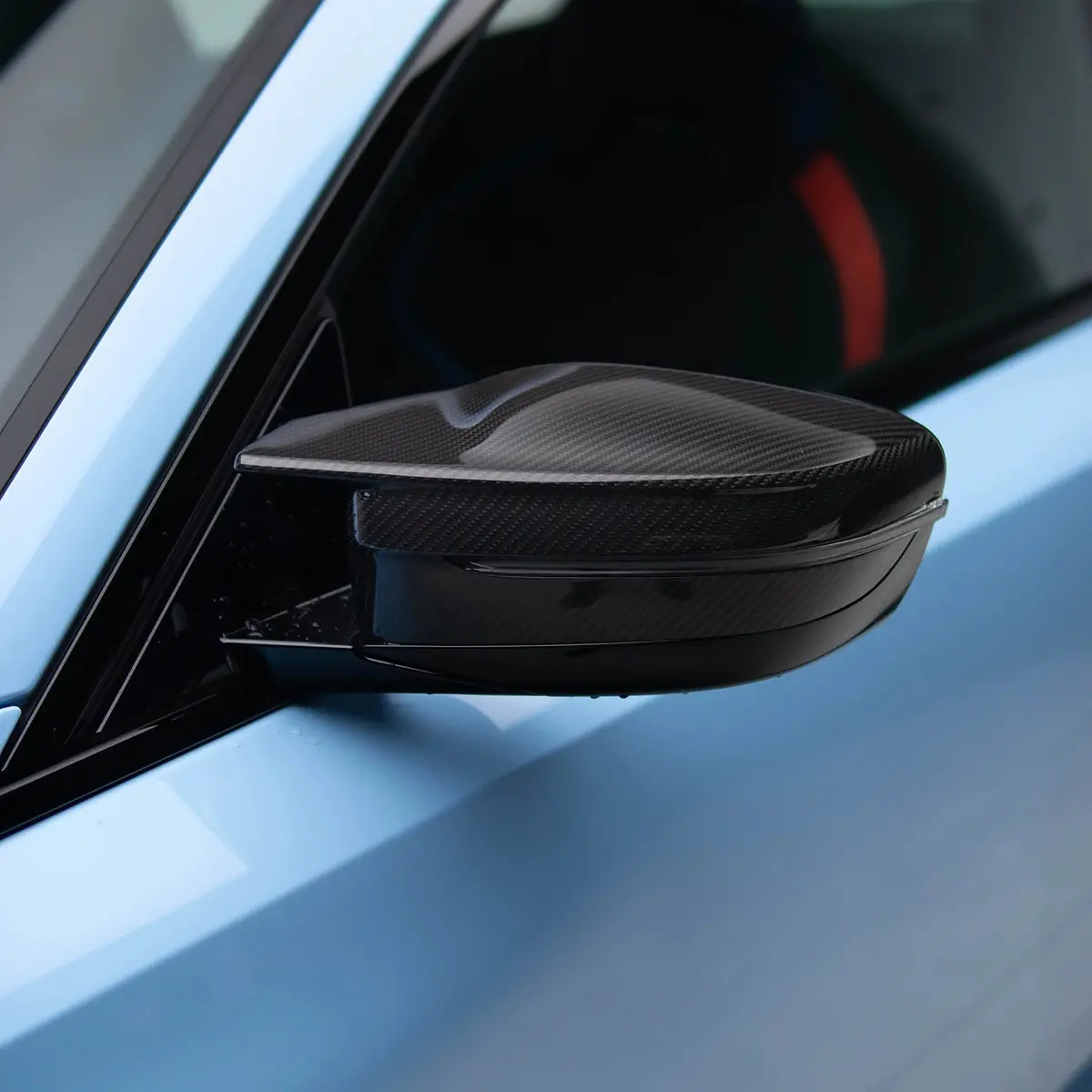 Carbon Fiber Mirror Caps For Bmw G80 M3, G82/G83 M4 - Oem Style 1