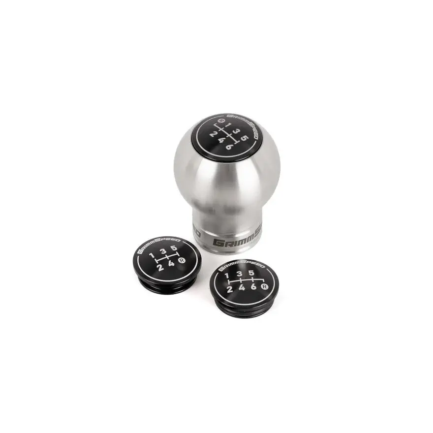 Grimmspeed Swap-Top Weighted Shift Knob Kit - Bulb - Subaru 5/6 Speed Manual Transmission 1