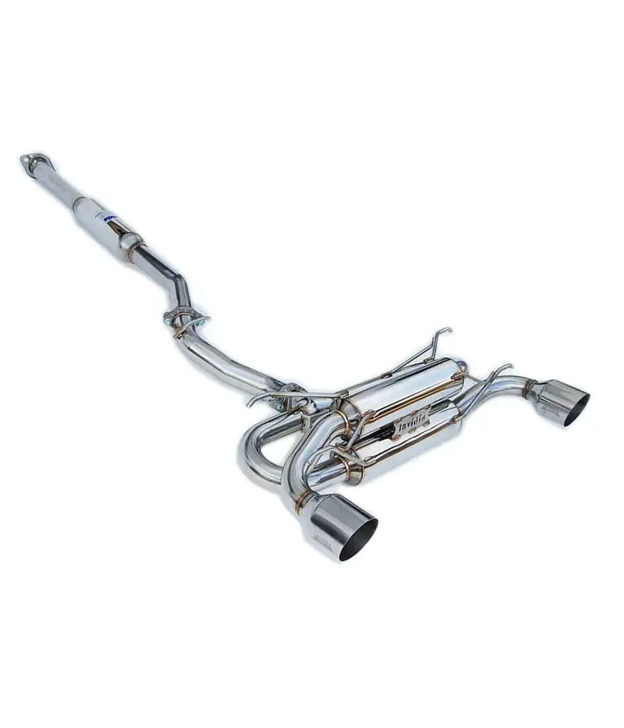 Invidia Gemini R400 Dual Stainless Steel Tip Exhaust - 13-21 Brz, 2022+ Brz 1
