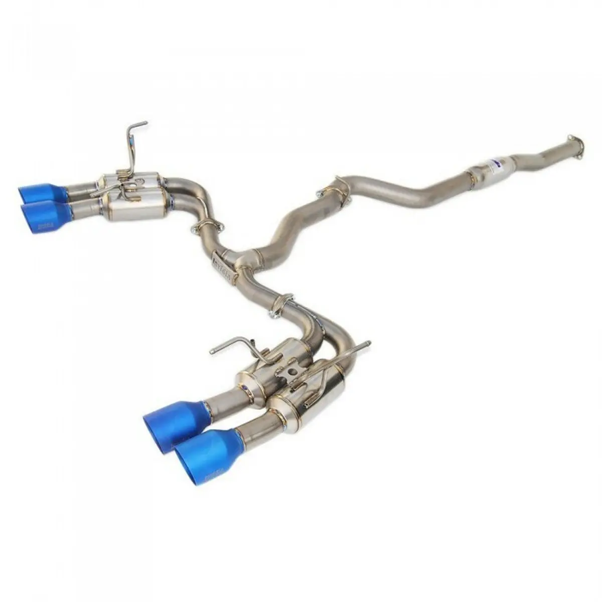 Invidia Gemini R400 Full Titanium Quad Tip Exhaust - 2015-2021 Wrx, 2015-2021 Sti 1