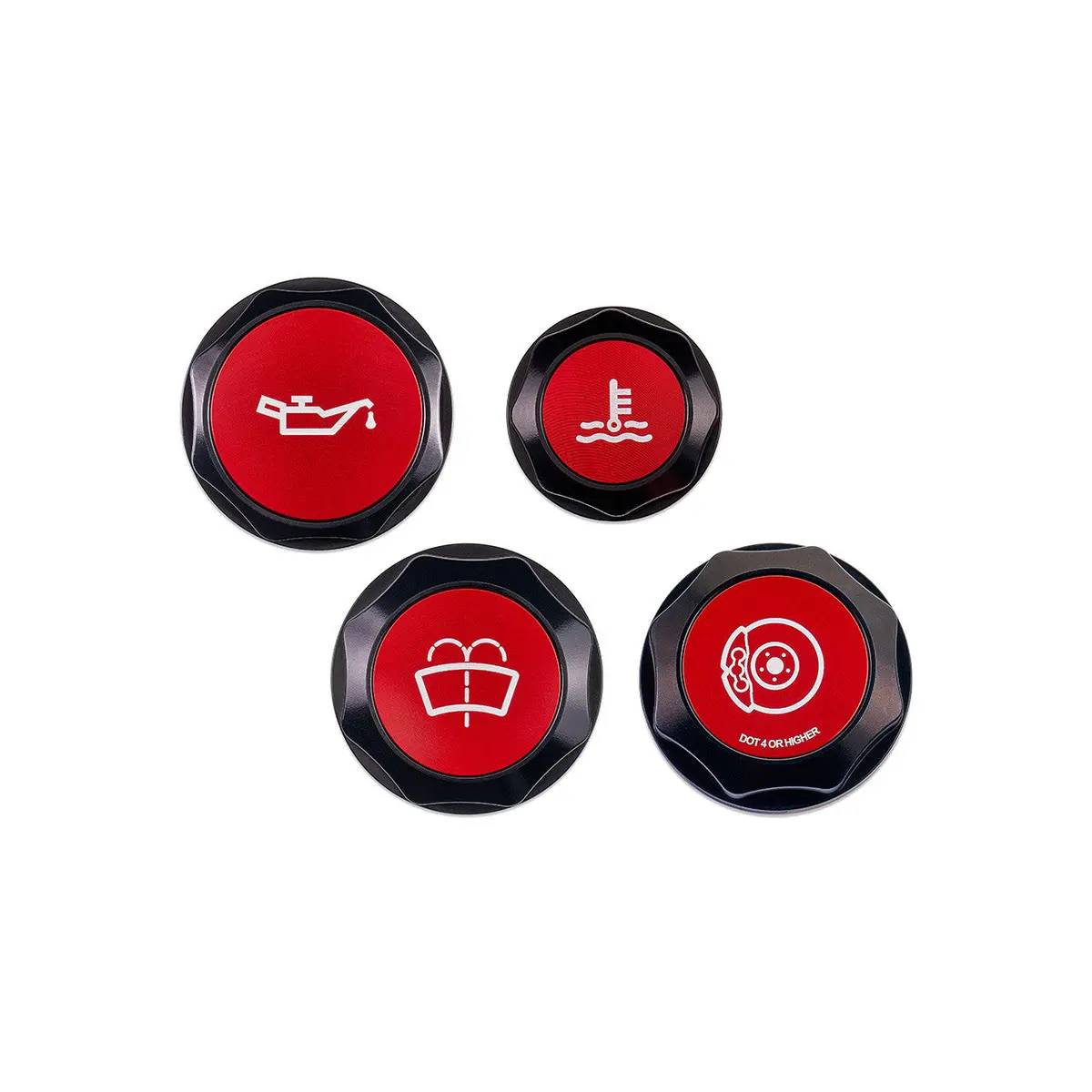 Iag Revolve Engine Bay Dress-Up Cap Kit - 15-21 Wrx 1