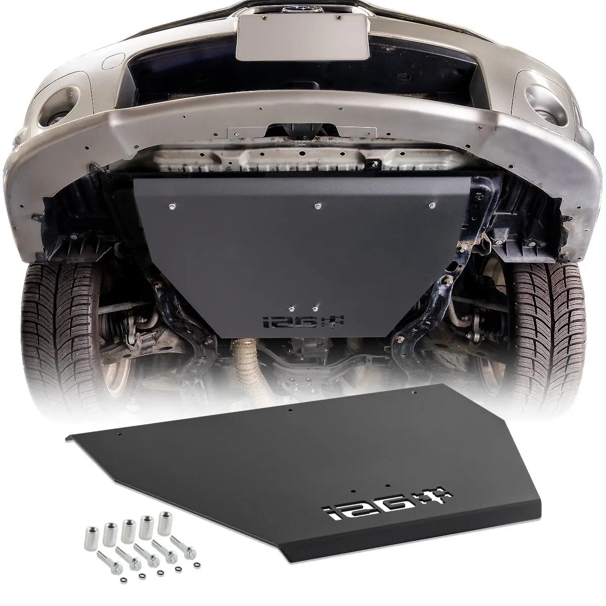 Iag Rally X Skid Plate For 2002-07 Impreza Wrx / Sti (Black Powder Coat) 1
