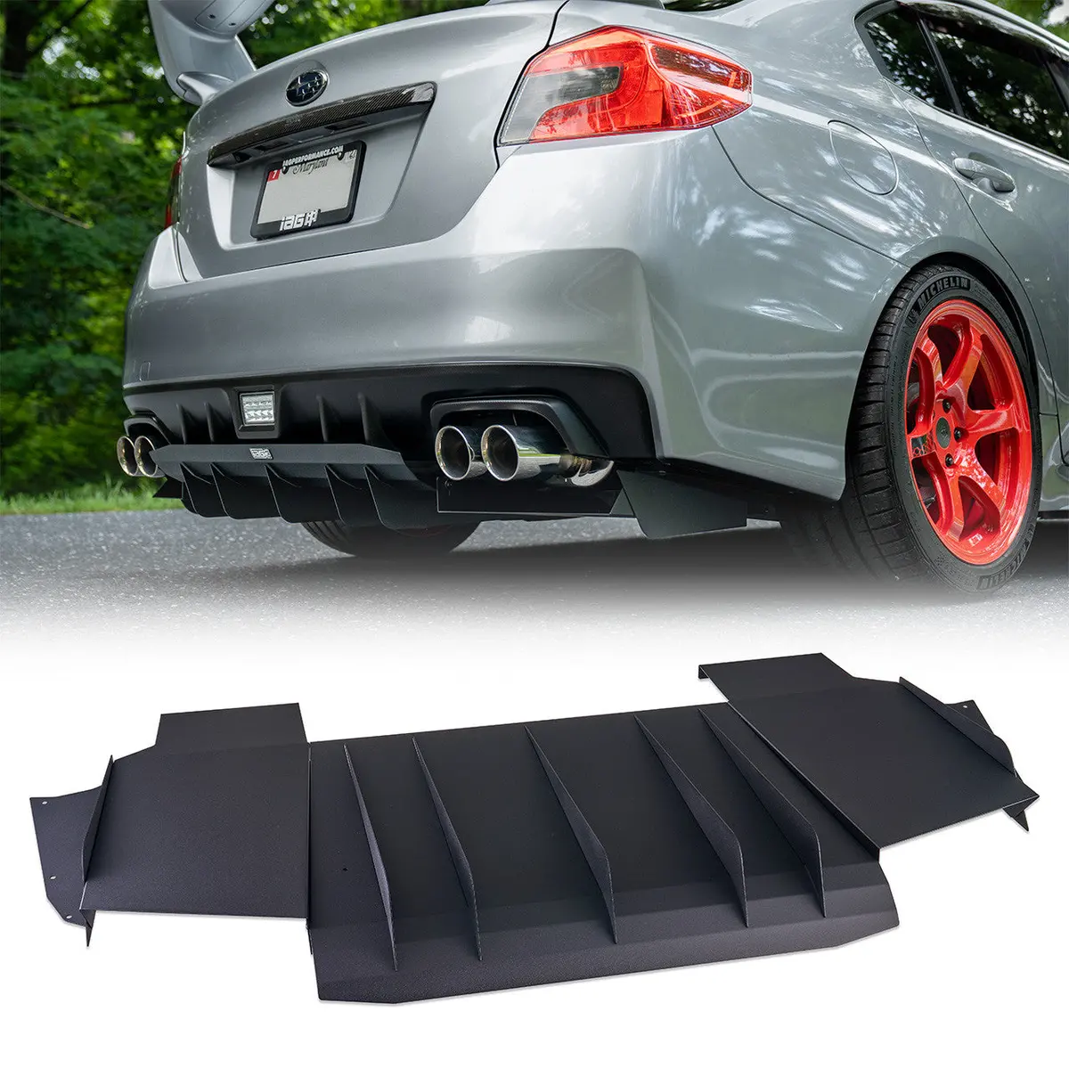 Iag Rear Diffuser - 2015-2021 Va Subaru Wrx & Sti 1