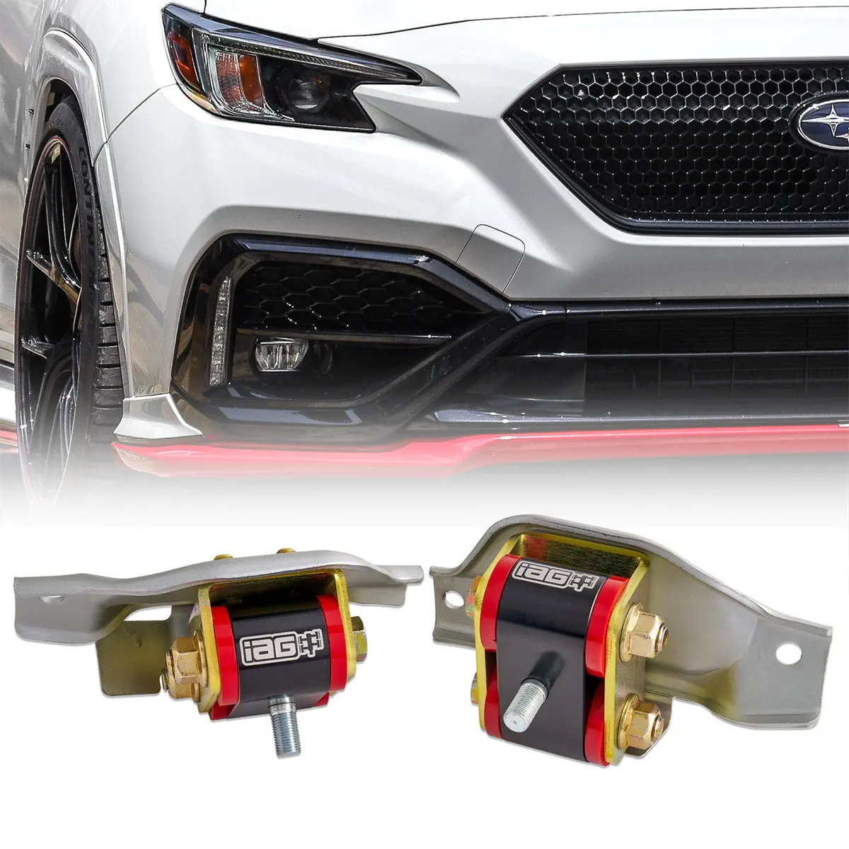 Iag Competition Series Fa24 Engine Mount Set 90A W/ Brackets - 2022+ Wrx 1
