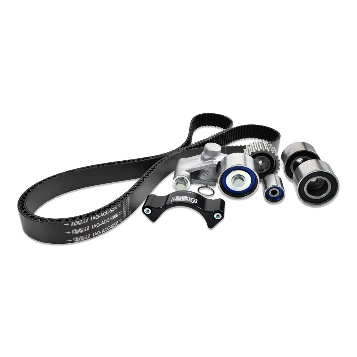 Iag Timing Belt Kit With Iag Black Racing Belt, Timing Guide, Idlers & Tensioner - 02-14 Wrx, 04-21 Sti, 05-12 Lgt, 04-13 Fxt 1