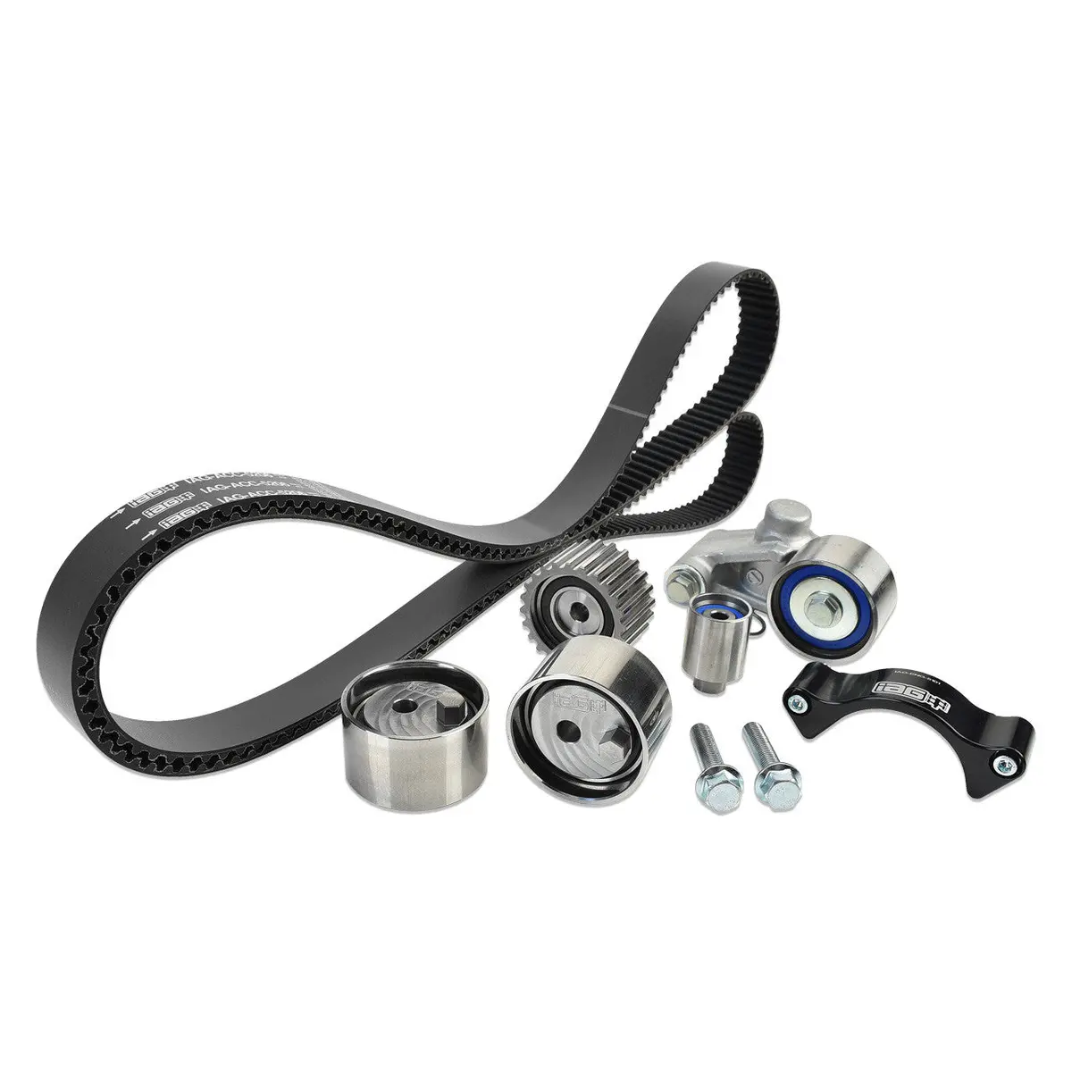 Iag Timing Belt Kit With Iag Black Racing Belt, Timing Guide, Adjustable Idlers & Tensioner - 02-14 Wrx, 04-21 Sti, 05-12 Lgt, 04-13 Fxt 1