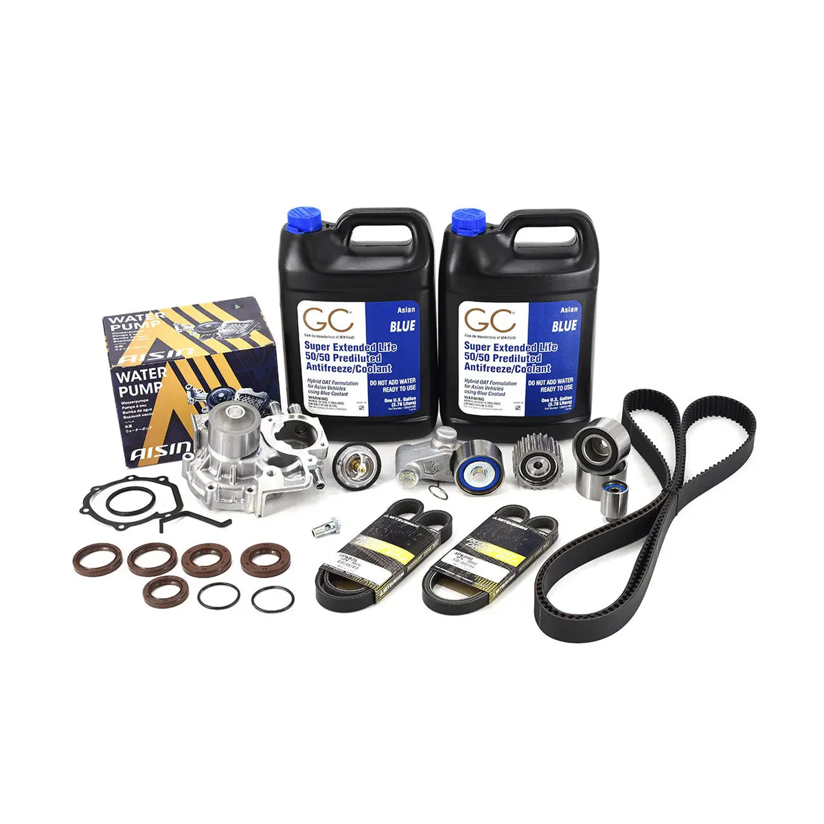 Iag 105K Service Package W/ Aisin Water Pump - 2004-07 Subaru Sti 1