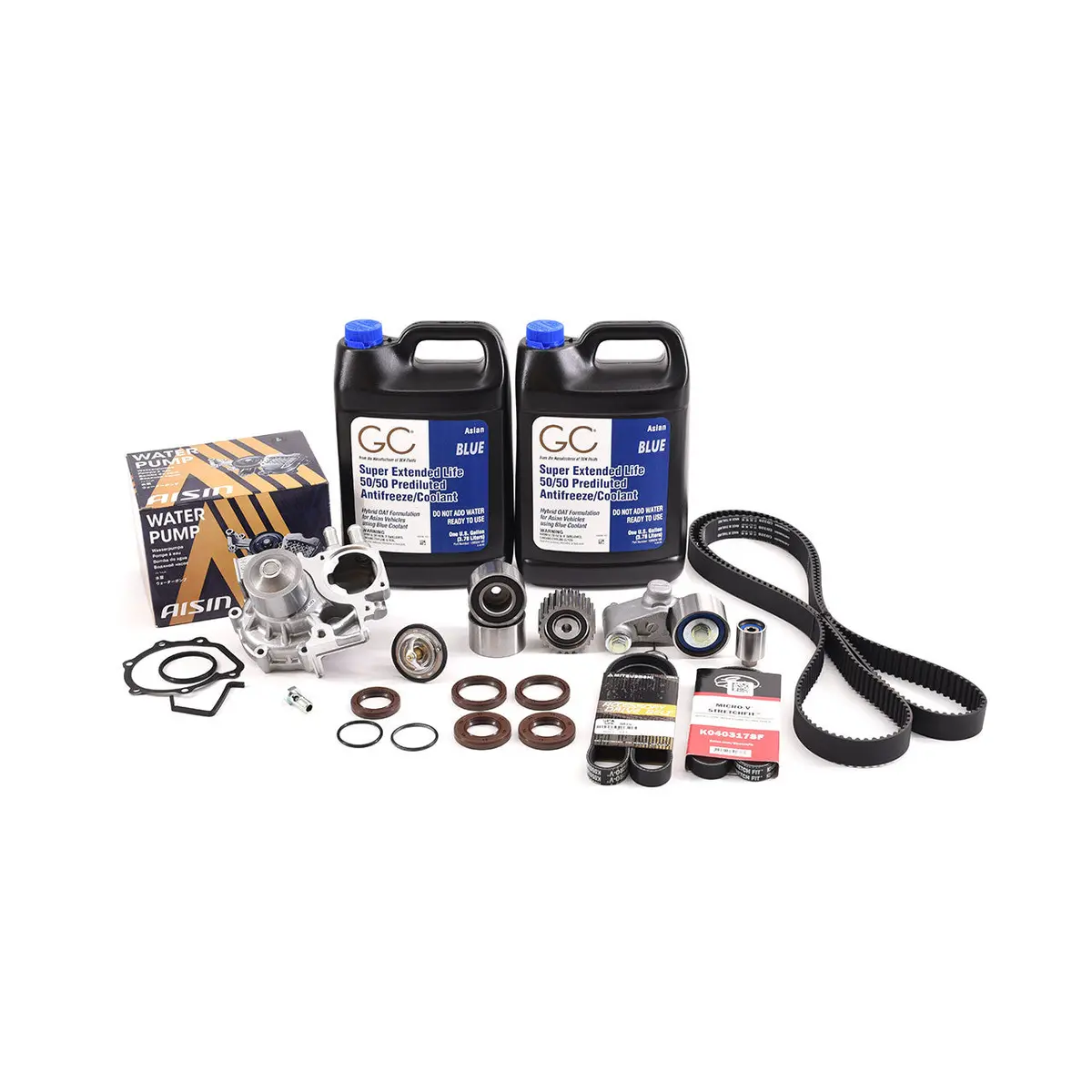 Iag 105K Service Package W/ Aisin Water Pump - 2008-14 Subaru Wrx 1