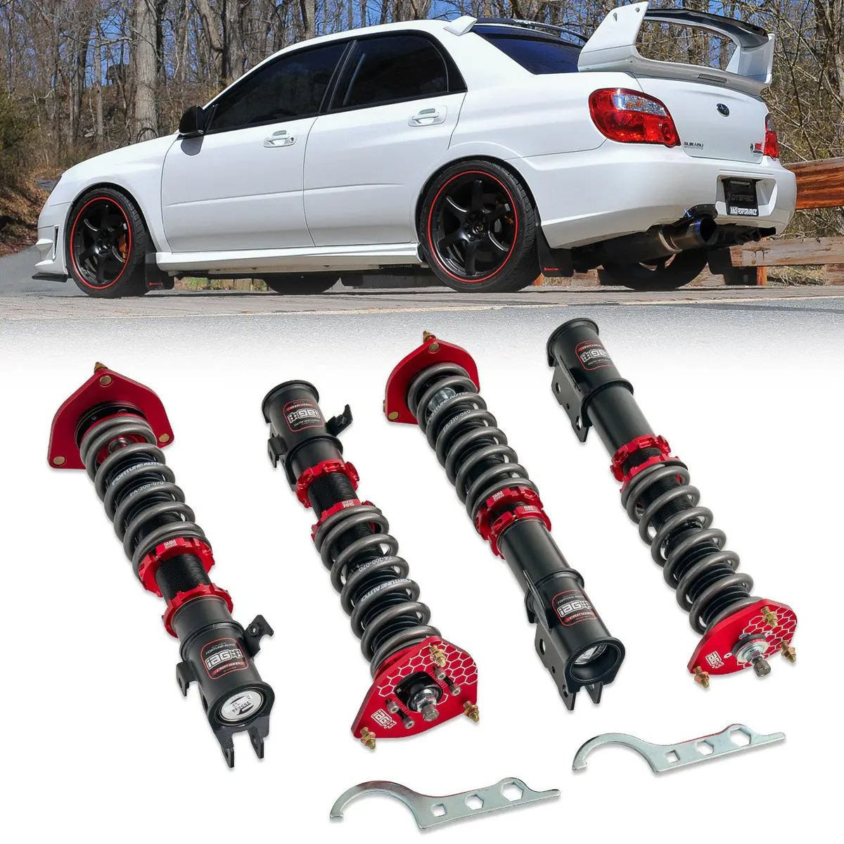 Iag Spec Street Series Coilovers By Fortune Auto - 05-07 Sti 1