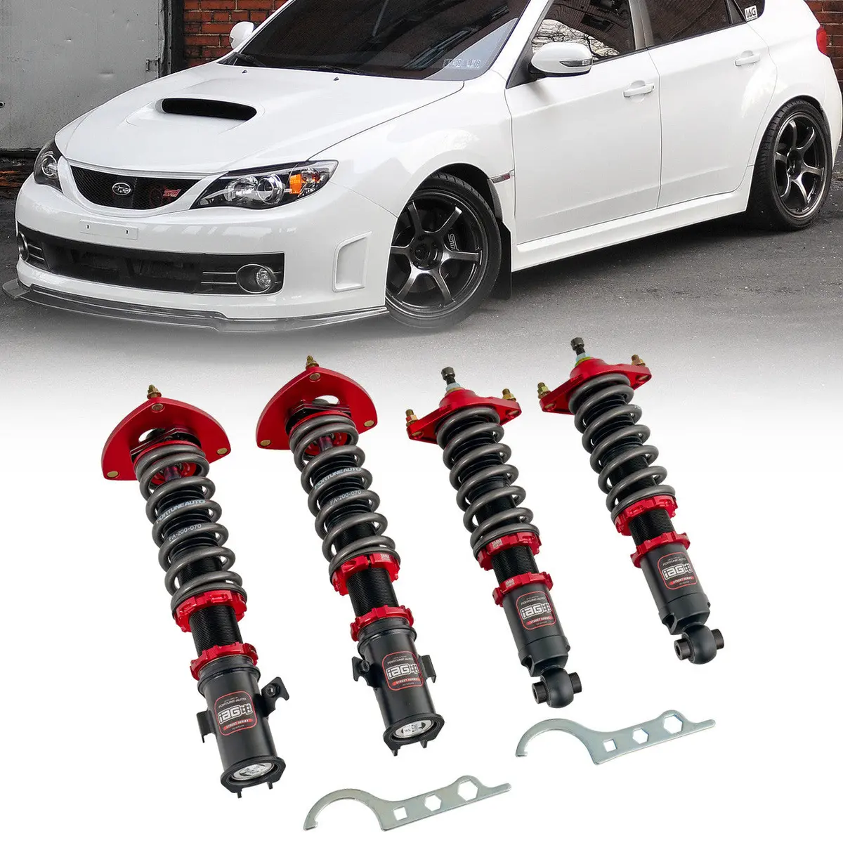 Iag Spec Street Series Coilovers By Fortune Auto - 08-14 Sti Only 1