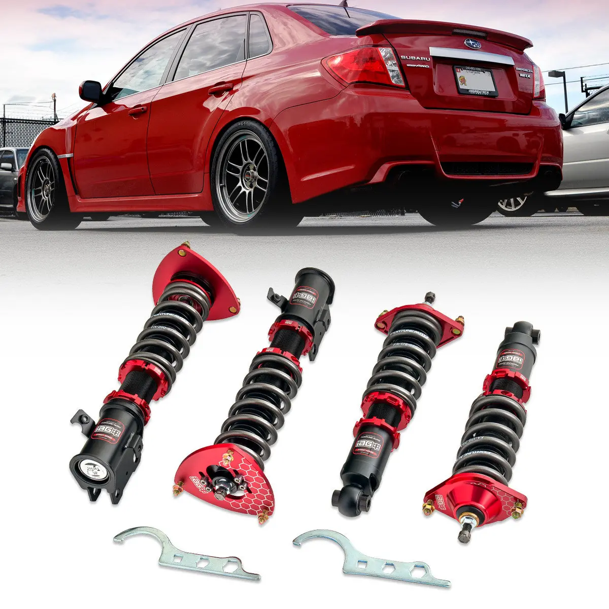 Iag Spec Street Series Coilovers By Fortune Auto - 08-14 Wrx Only 1