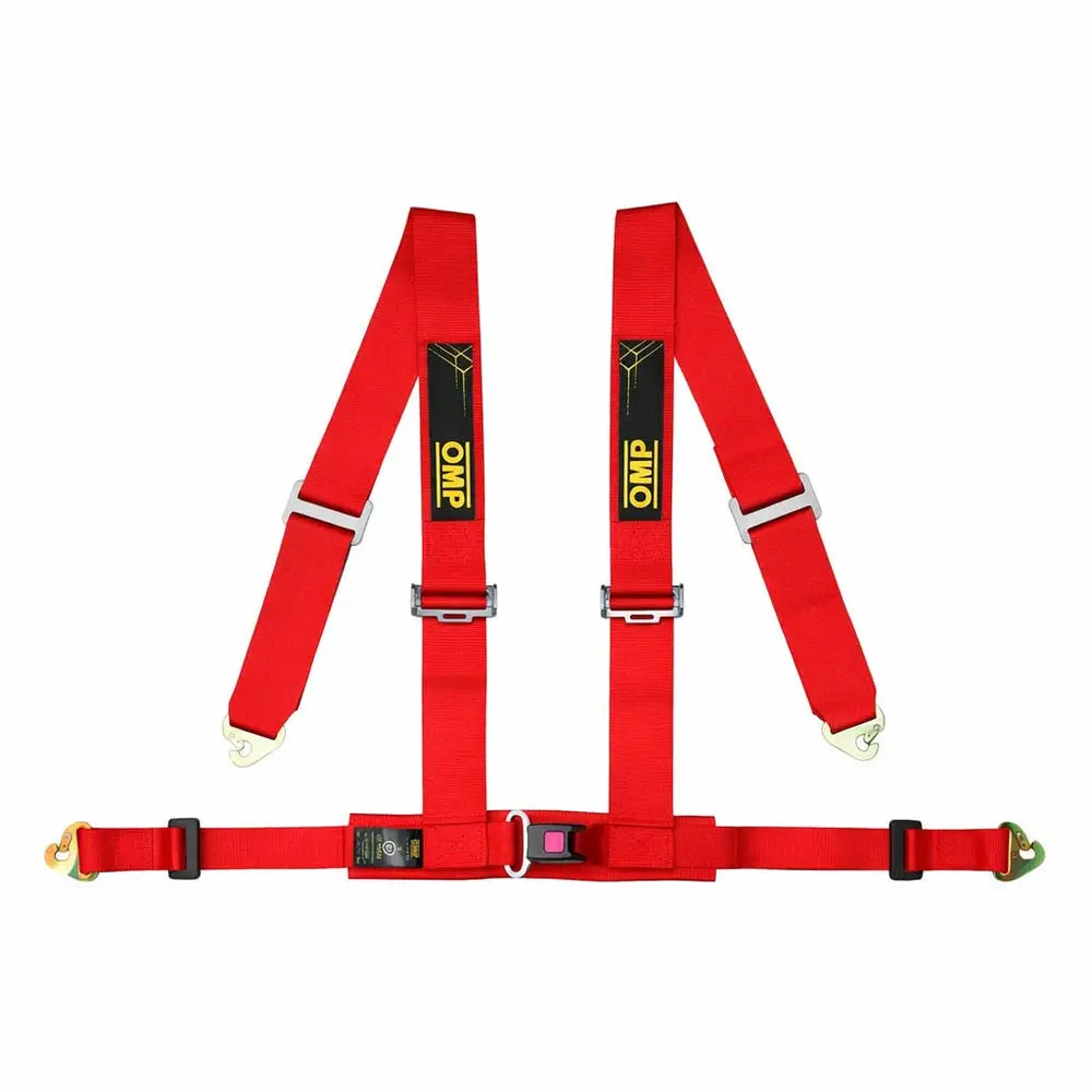 Omp 4 Points Ece Harness - Racing 4M Ece 2208 Red 1