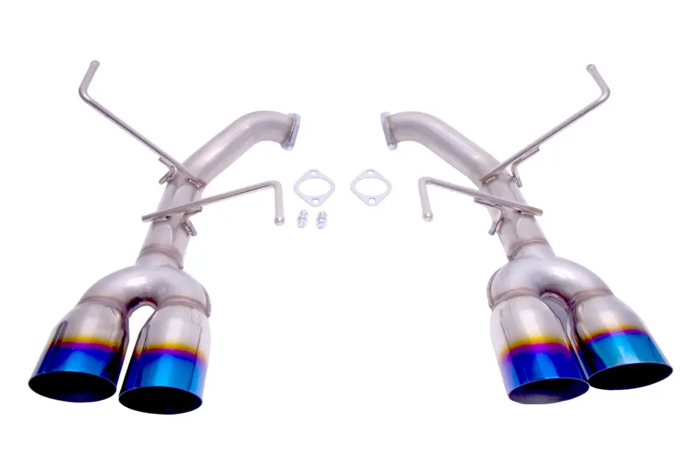 Plm Axle-Back Exhaust - Polished Or Titanium Blue Tips - 2022+ Wrx 2