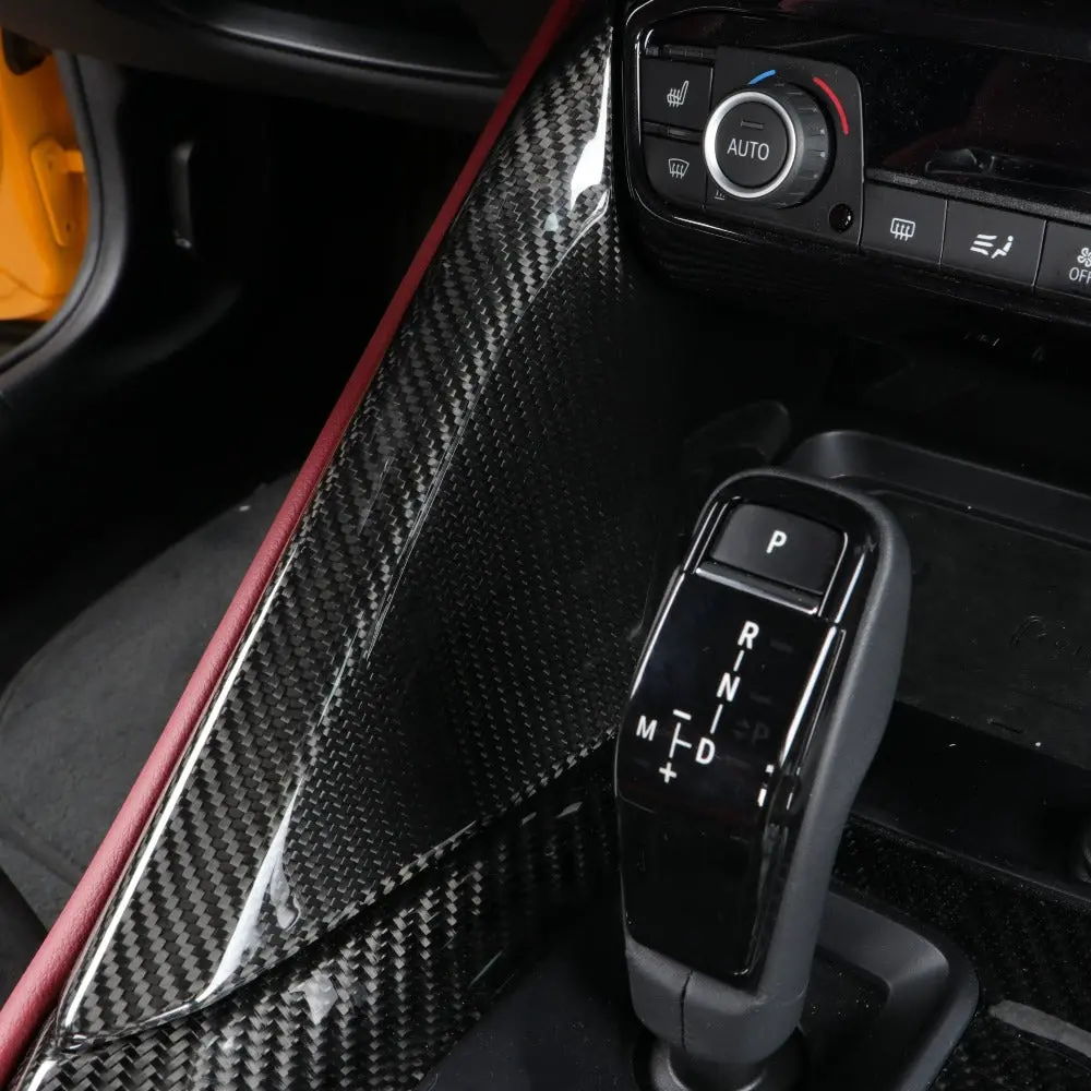 Toyota Supra Mkv A90/A91 Carbon Fiber Side Console Cover - Palenon Performance 1