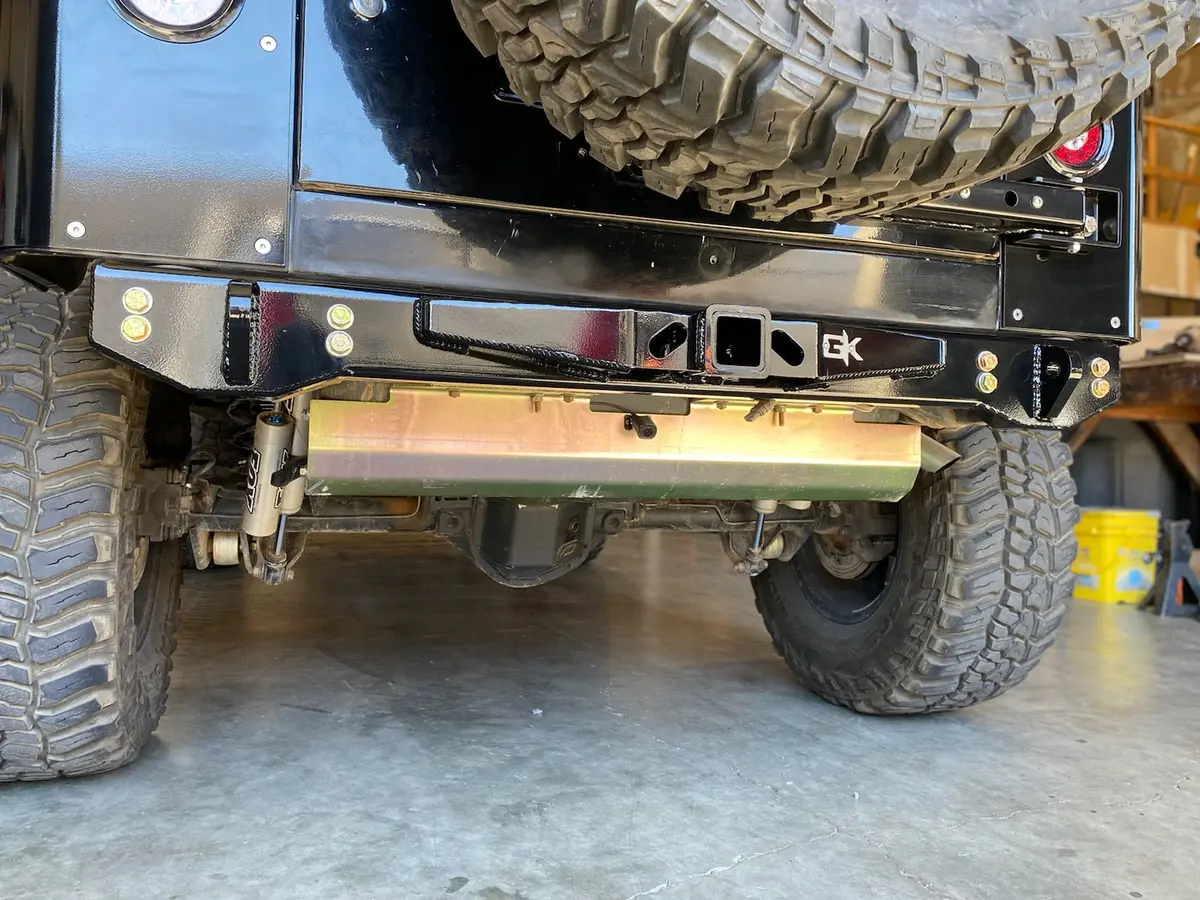 Rear Diamond Series Stubby Bumper For Jeep Tj Wrangler By Gatekeeper Off-Road 1