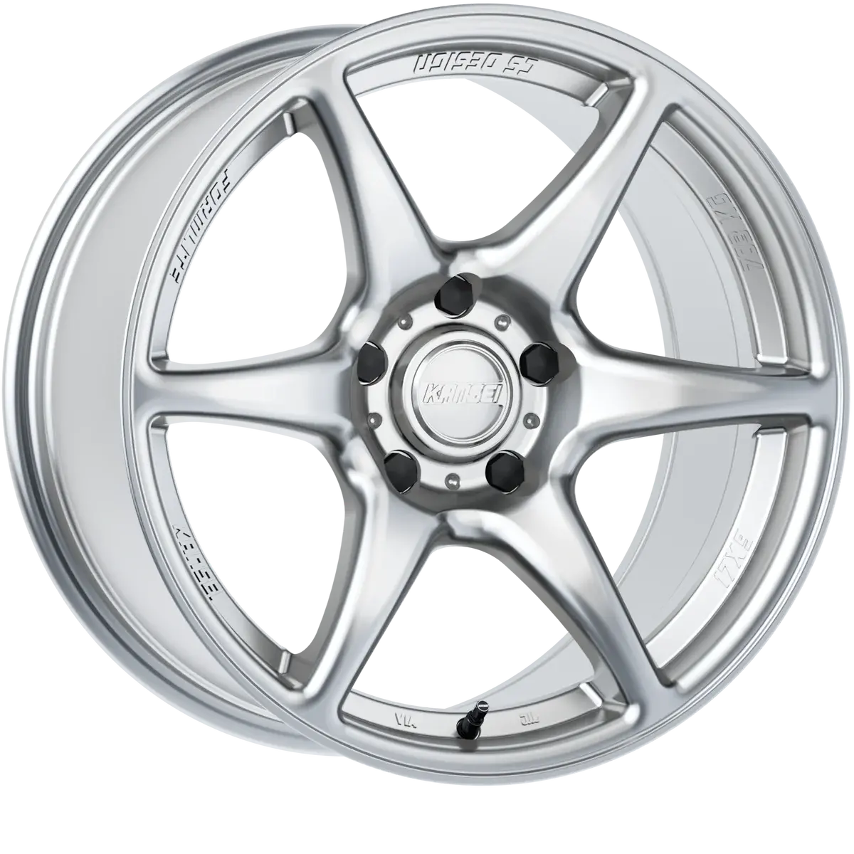 Kansei K11s Tandem 18X9.5In / 5X114.3 Bp / 22Mm Offset / 73.1Mm Bore - Hyper Silver Wheel 1