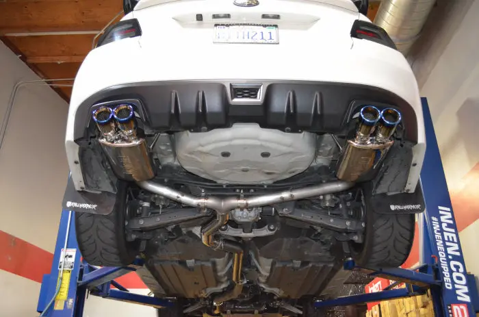 Injen Cat Back Exhaust W/ Quad Titanium Tips - 15-21 Subaru Sti/Wrx 2