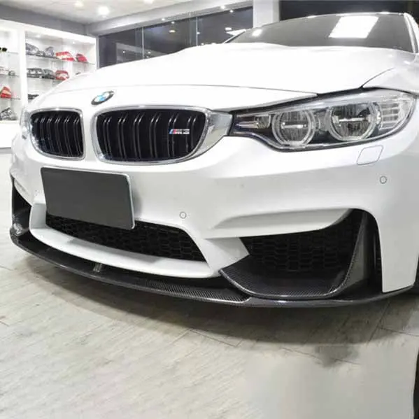Mp Style Front Lip For Bmw F80 M3 & F82 M4, F83 M4 - Premium Carbon Fiber 1