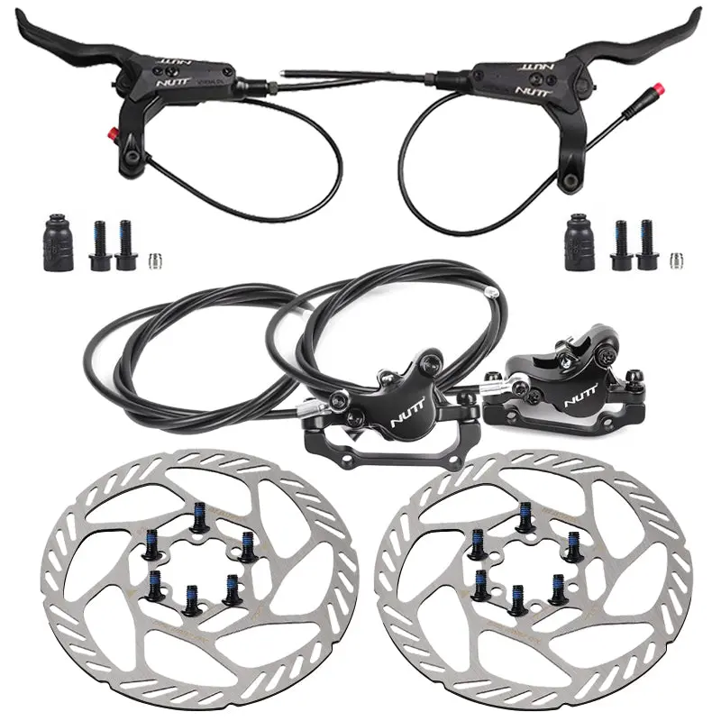 Nutt Electric Bicycle 2-Pin Power-Off Hydraulic Disc Brake Kit 1