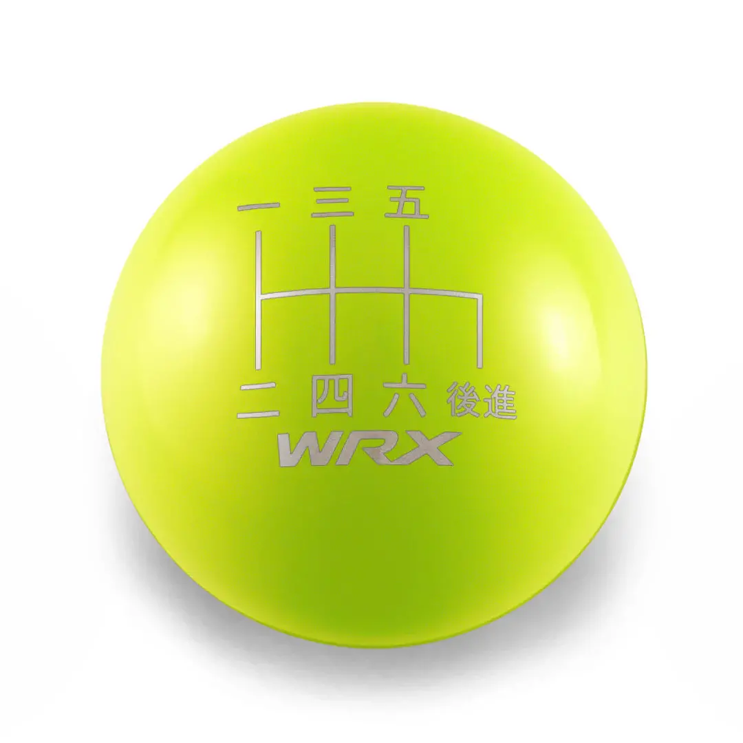 Billetworkz Weighted Shift Knob W/ 6 Speed Wrx Japanese Engraving - 2015-2021 Wrx, 2022+ Wrx 6