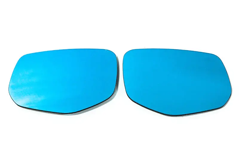 Olm Wide Angle Convex Mirrors W/ Turn Signals / Defrosters (Blue) - 2022+ Wrx 1