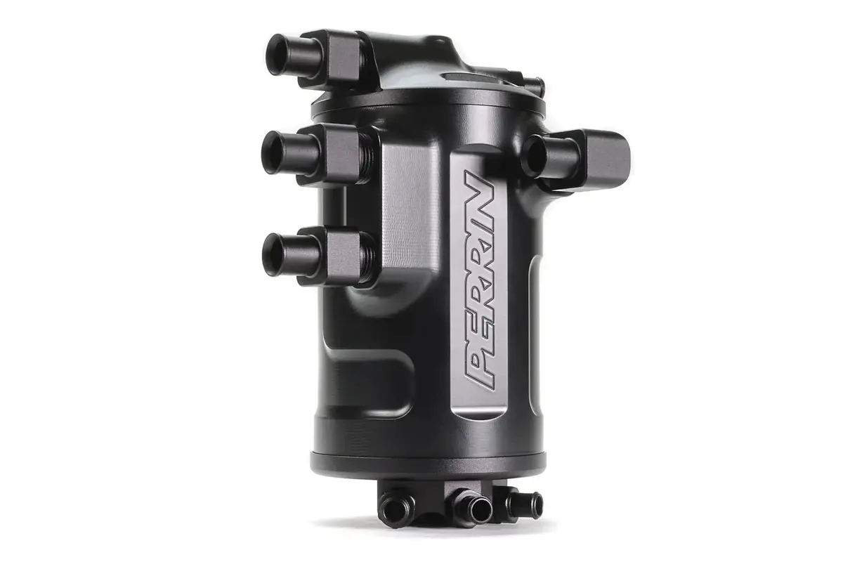 Perrin Air Oil Separator - Black - 02-21 Wrx, 04-21 Sti 1