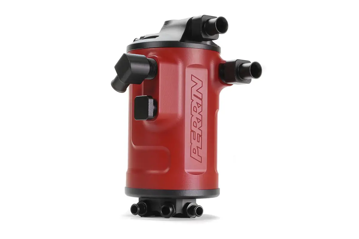 Perrin Air Oil Separator - Red - 2013-2025 Brz, Fr-S, 86, Gr86 1