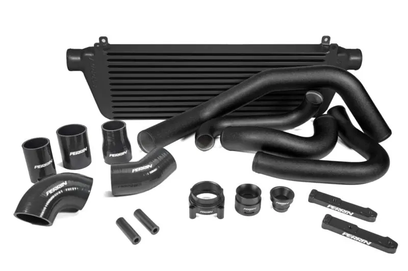 Perrin Front Mount Intercooler Kit - Black Tubes & Black Core - 2022+ Wrx 1