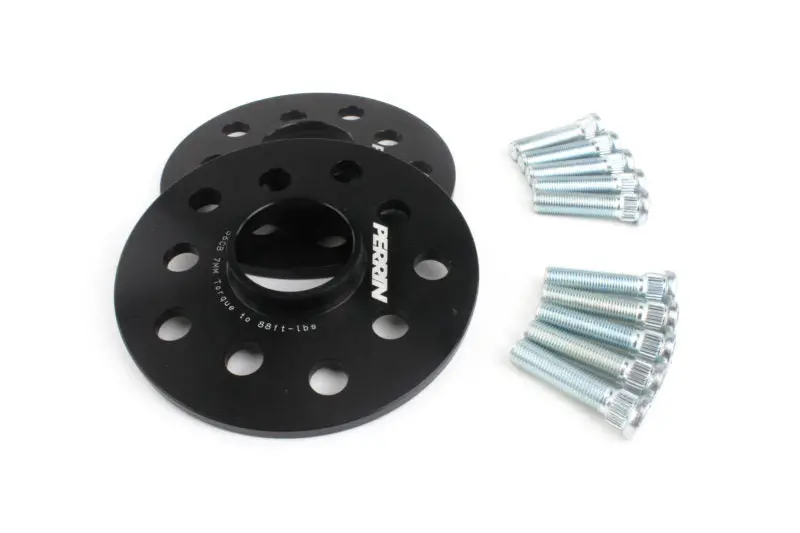 Perrin Subaru 5X114.3/5X100 7Mm Slip-On Wheel Spacers - W/ 56Mm Hubs/Qty 10 Studs 1