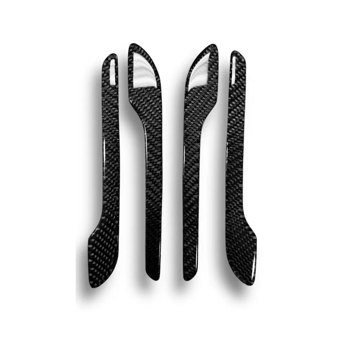 Tesla Model 3/Y Model X/S Carbon Fiber Door Handle Sticker | Palenon Performance 1