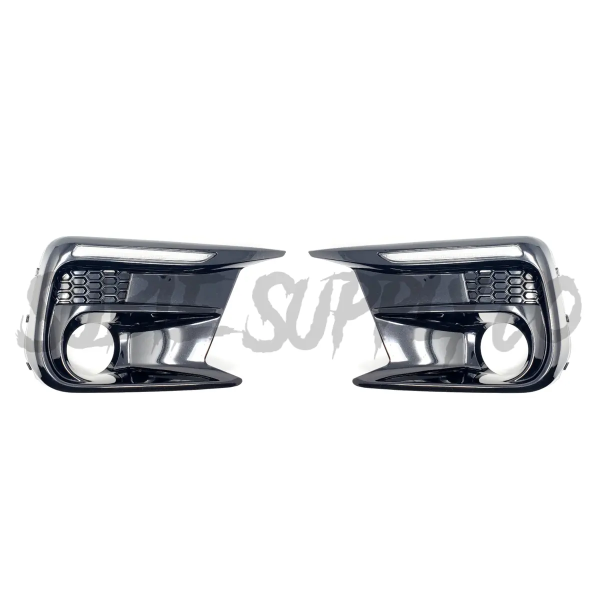 Ssc Jdm Seqential Led Fog Light Bezels W/Fog Light Hole - 2018+ Wrx/Sti 1