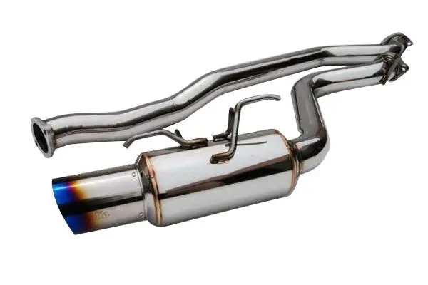 Invidia N1 Racing Series Stainless Steel Single Exit Exhaust- Titanium Tip - 11-14 Sti Sedan, 08-14 Wrx Sedan 1