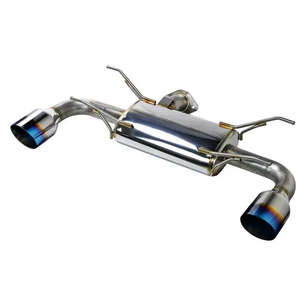 Remark Axle-Back Exhaust W/ Muffler - Burnt Single Wall Tips - 2022+ Brz 1