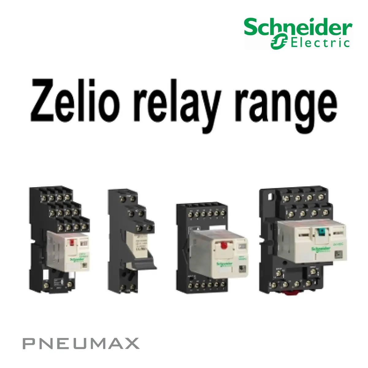 Rxze1m4c Relay ฐานรีเลย์  Simple Socket 4 C/O, 29Mm/ Mixed  Terminations 1