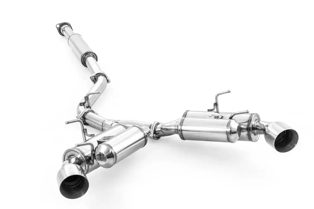 Ark Grip Stainless Catback Exhaust W/Polished Tips - 13-21 Brz, 2022+ Brz 1