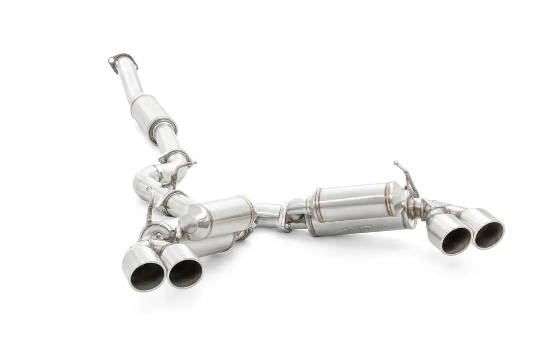 Ark Grip Stainless Catback Exhaust W/Polished Tips - 11-14 Wrx Hatchback, 08-14 Sti Hatchback 1