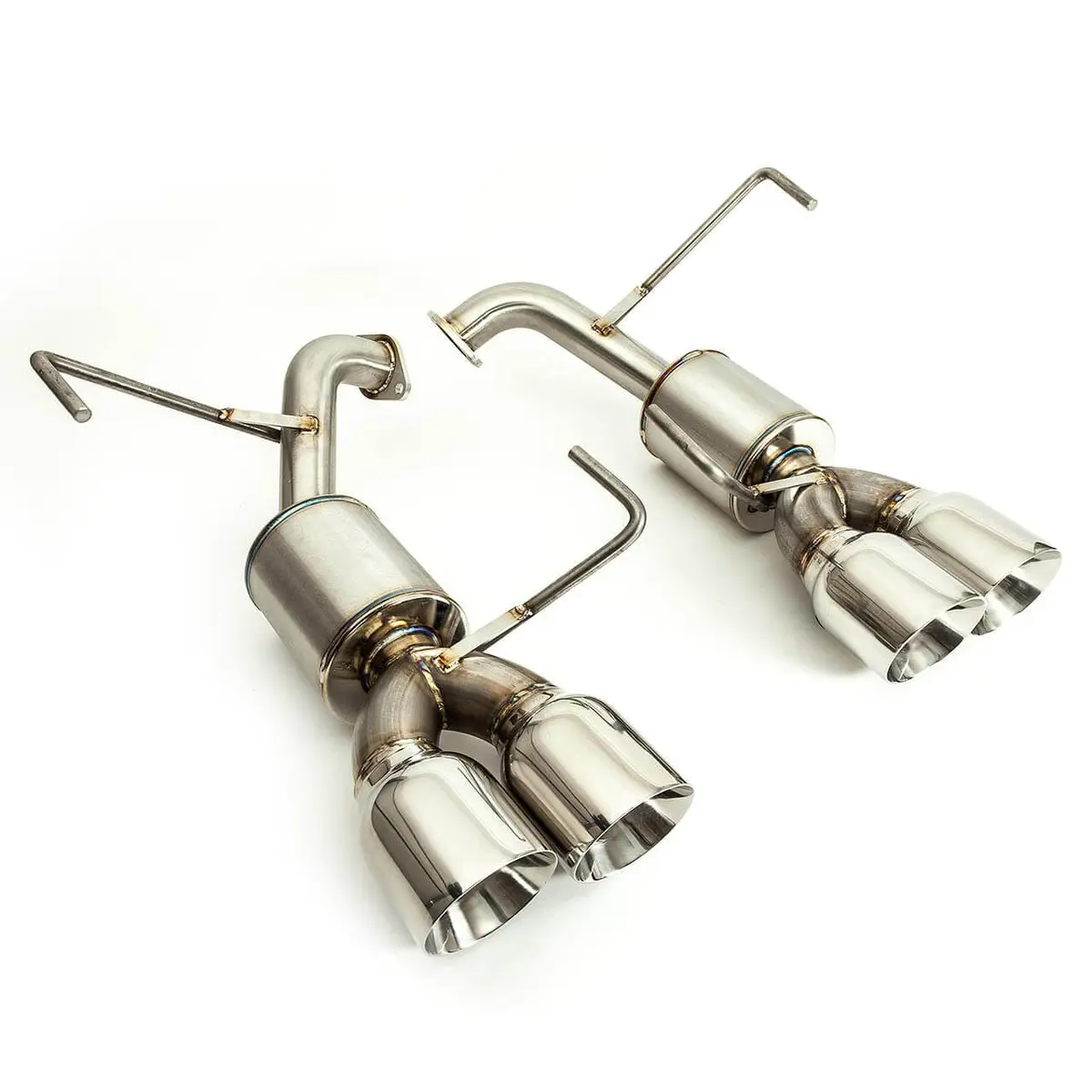 Nameless Axleback Exhaust - 5" Muffler - 4" Double Wall Tips - 2022+ Subaru Wrx 1