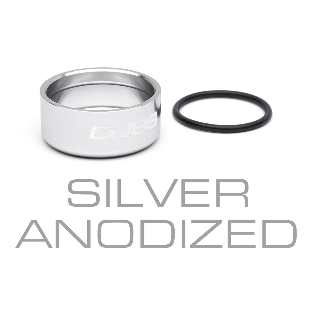 Cobb Knob Trim Ring - Silver Anodized 1