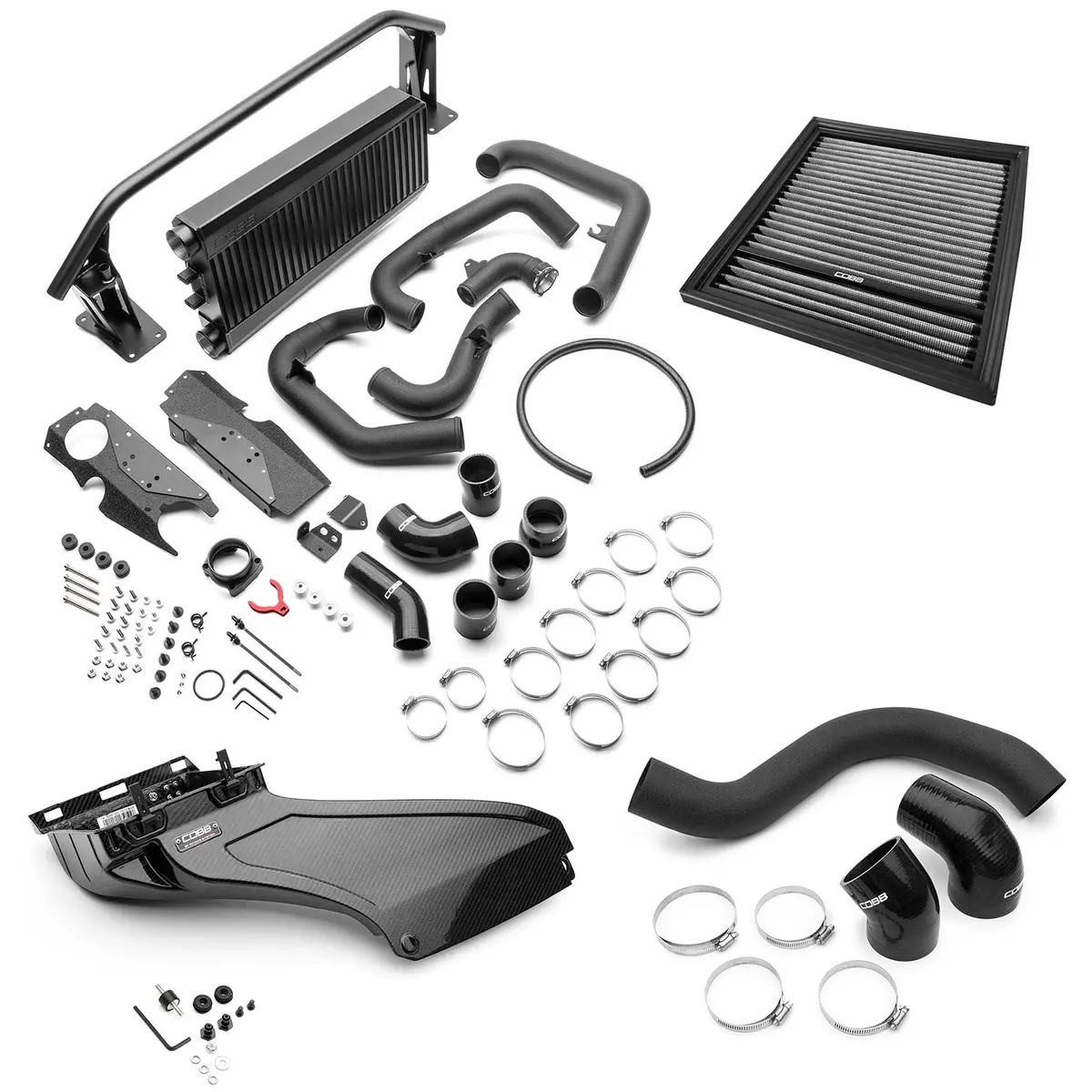 Cobb Front Mount Intercooler + Redline Intake Package (Black) - Wrx 2022-2024 1