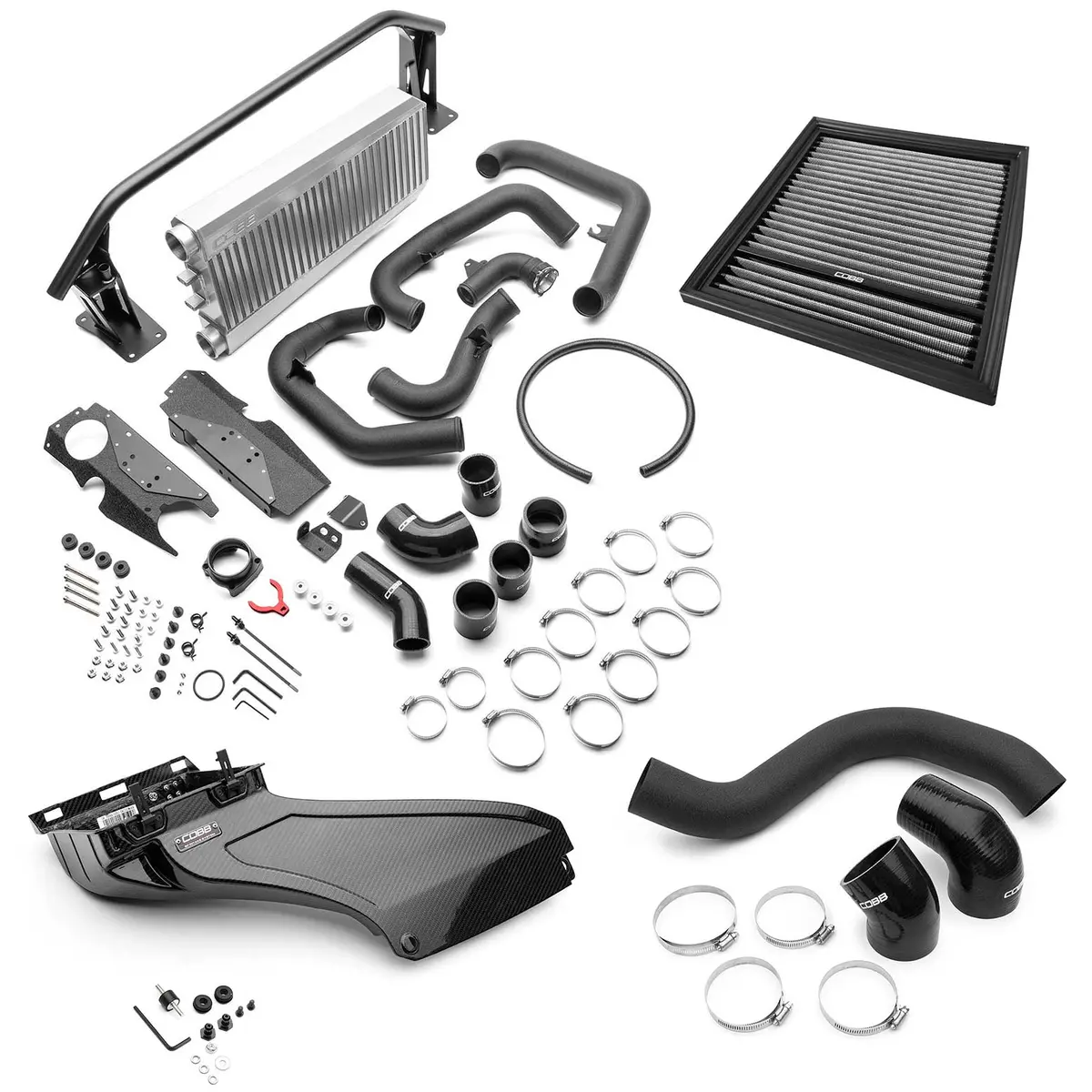 Cobb Front Mount Intercooler + Redline Intake Package (Silver) - Wrx 2022-2024 1